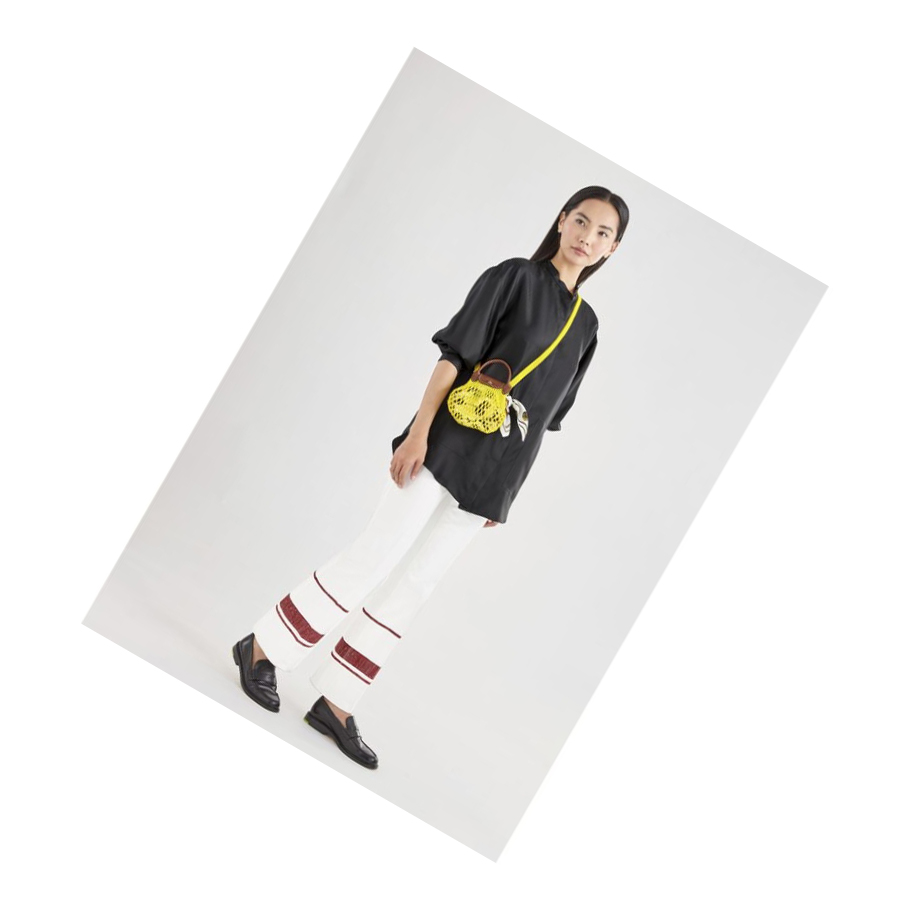 Longchamp Le Pliage Filet XS Naisten Crossbody Laukut Keltainen | Fi-KYQI168