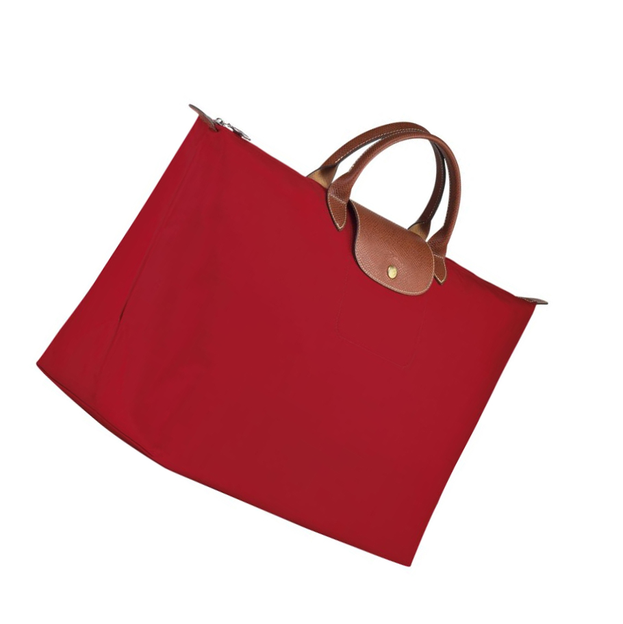 Longchamp Le Pliage L Naisten Matkakassit Punainen | Fi-EWTA934