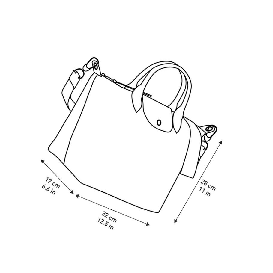 Longchamp Le Pliage Lgp M Naisten Käsilaukut Mustat Valkoinen | Fi-IGUQ783
