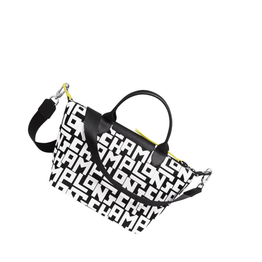 Longchamp Le Pliage Lgp S Naisten Käsilaukut Mustat Valkoinen | Fi-XUWP469
