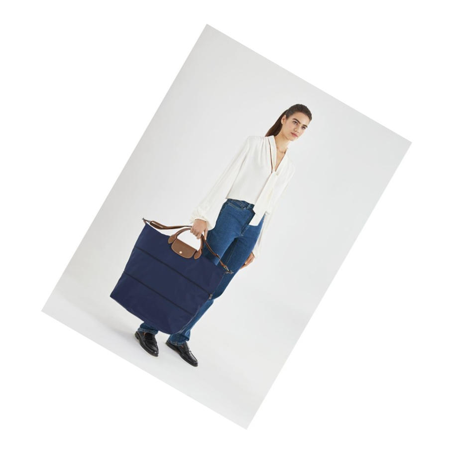 Longchamp Le Pliage Miesten Matkakassit Laivastonsininen | Fi-TPXU358