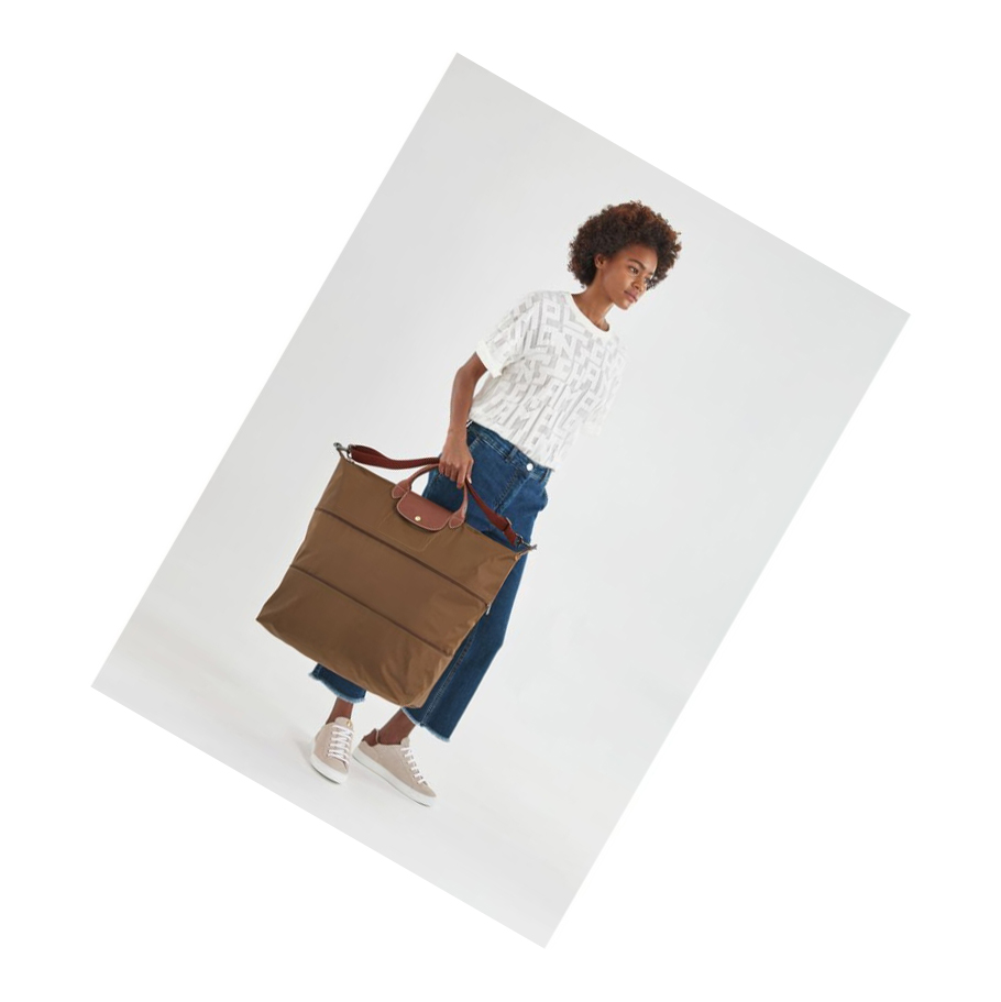 Longchamp Le Pliage Miesten Matkakassit Ruskea | Fi-WFTP614