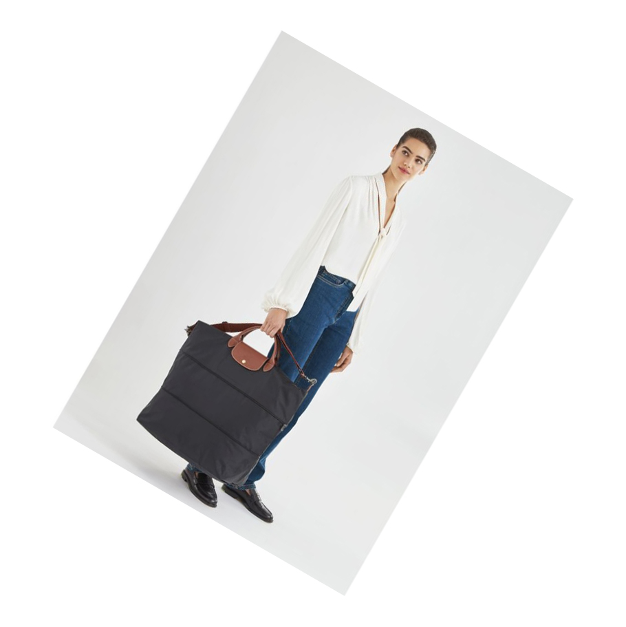 Longchamp Le Pliage Naisten Matkakassit Mustat | Fi-BOGD785