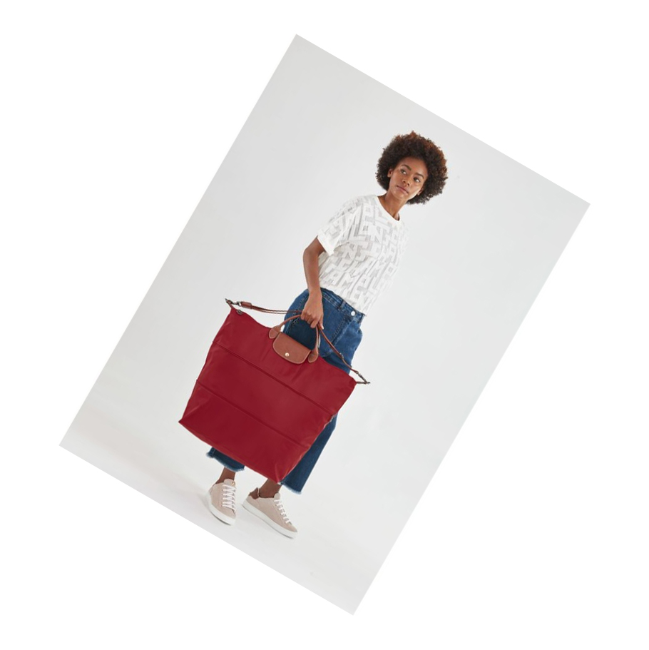 Longchamp Le Pliage Naisten Matkakassit Punainen | Fi-ENHP490