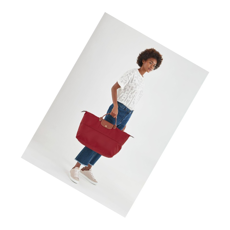 Longchamp Le Pliage Naisten Matkakassit Punainen | Fi-ENHP490