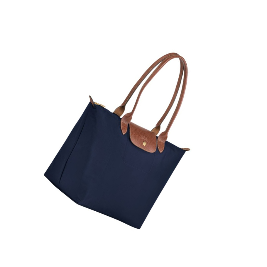 Longchamp Le Pliage Original L Naisten Olkalaukku Laivastonsininen | Fi-EWUQ021