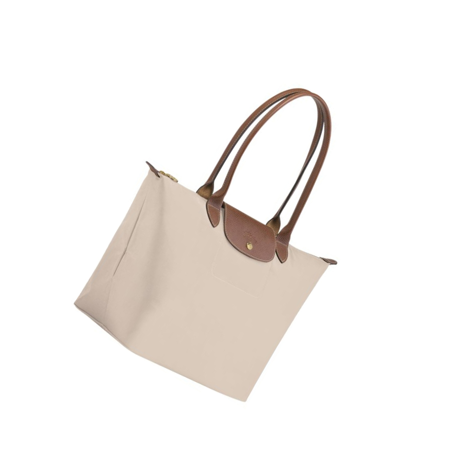 Longchamp Le Pliage Original L Naisten Olkalaukku Beige | Fi-HVOY274