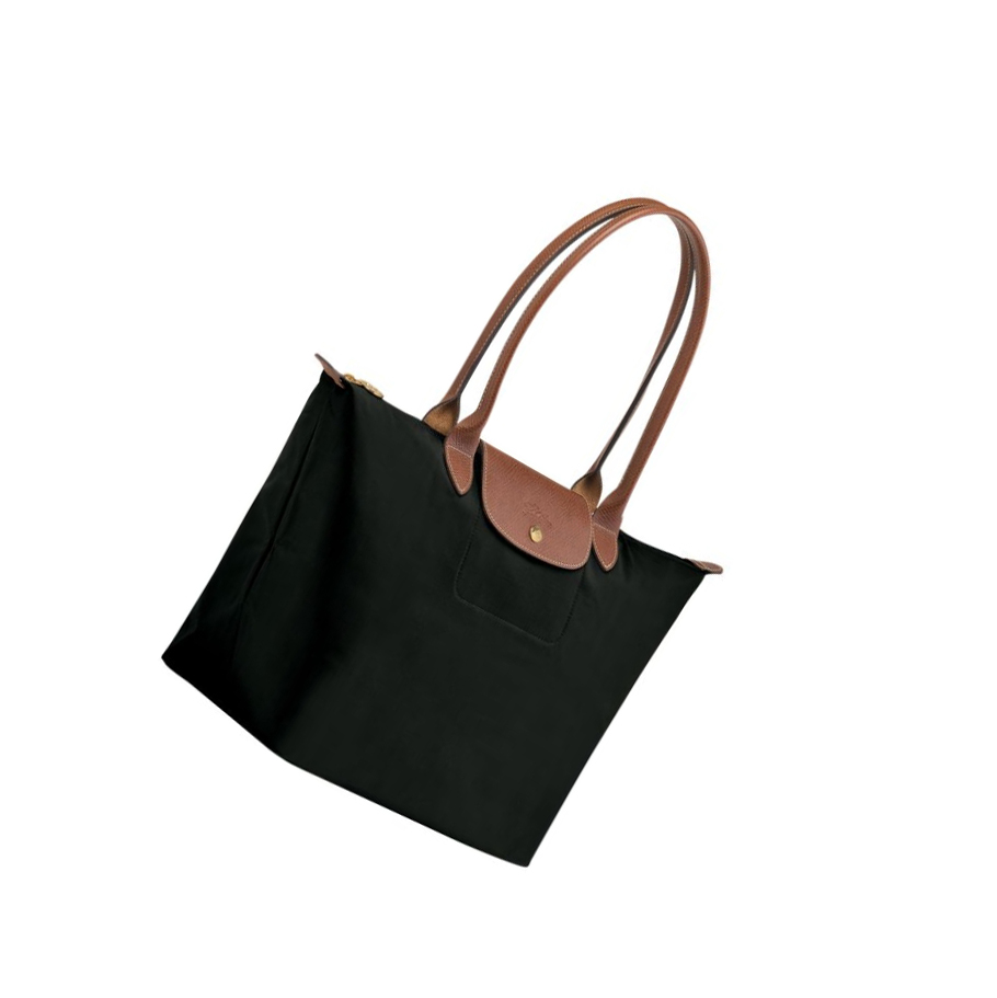 Longchamp Le Pliage Original L Naisten Olkalaukku Mustat | Fi-ICQX620