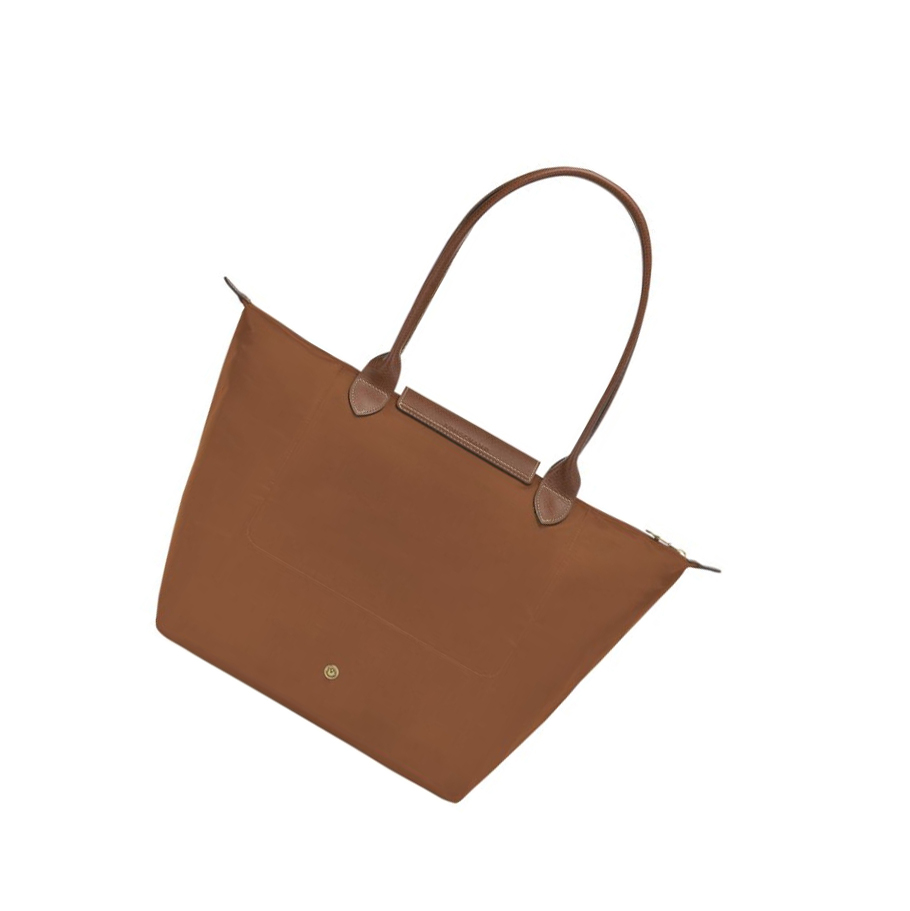 Longchamp Le Pliage Original L Naisten Olkalaukku Ruskea | Fi-SEBA462