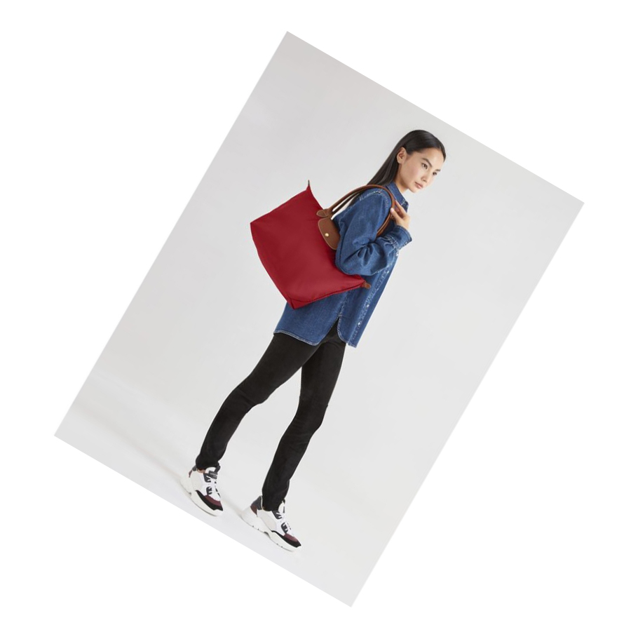 Longchamp Le Pliage Original L Naisten Olkalaukku Punainen | Fi-VFCW578
