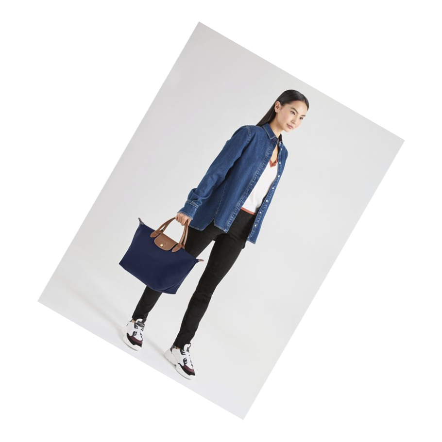 Longchamp Le Pliage Original M Naisten Käsilaukut Laivastonsininen | Fi-NJXD054
