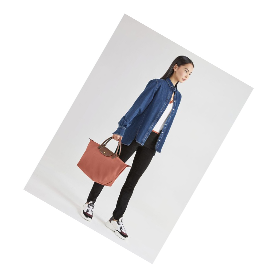 Longchamp Le Pliage Original M Naisten Käsilaukut Pinkki | Fi-QDMT450