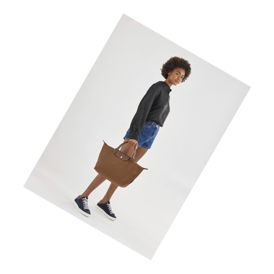 Longchamp Le Pliage Original M Naisten Käsilaukut Ruskea | Fi-SGMF637