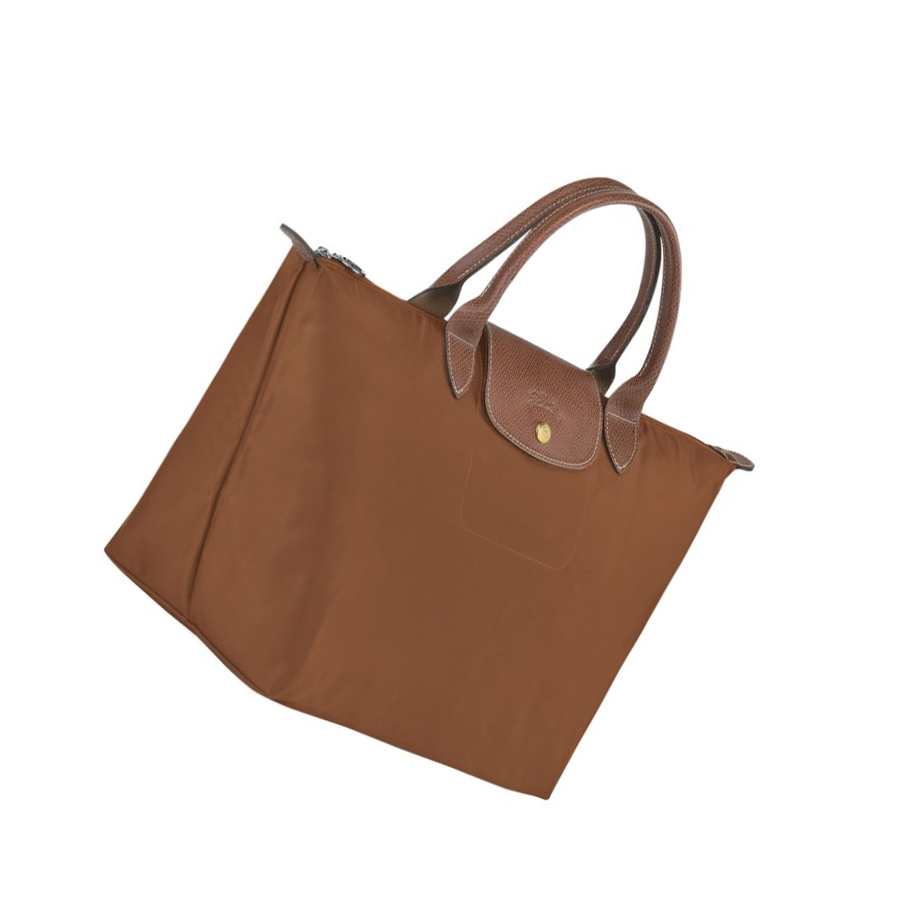 Longchamp Le Pliage Original M Naisten Käsilaukut Ruskea | Fi-SGMF637