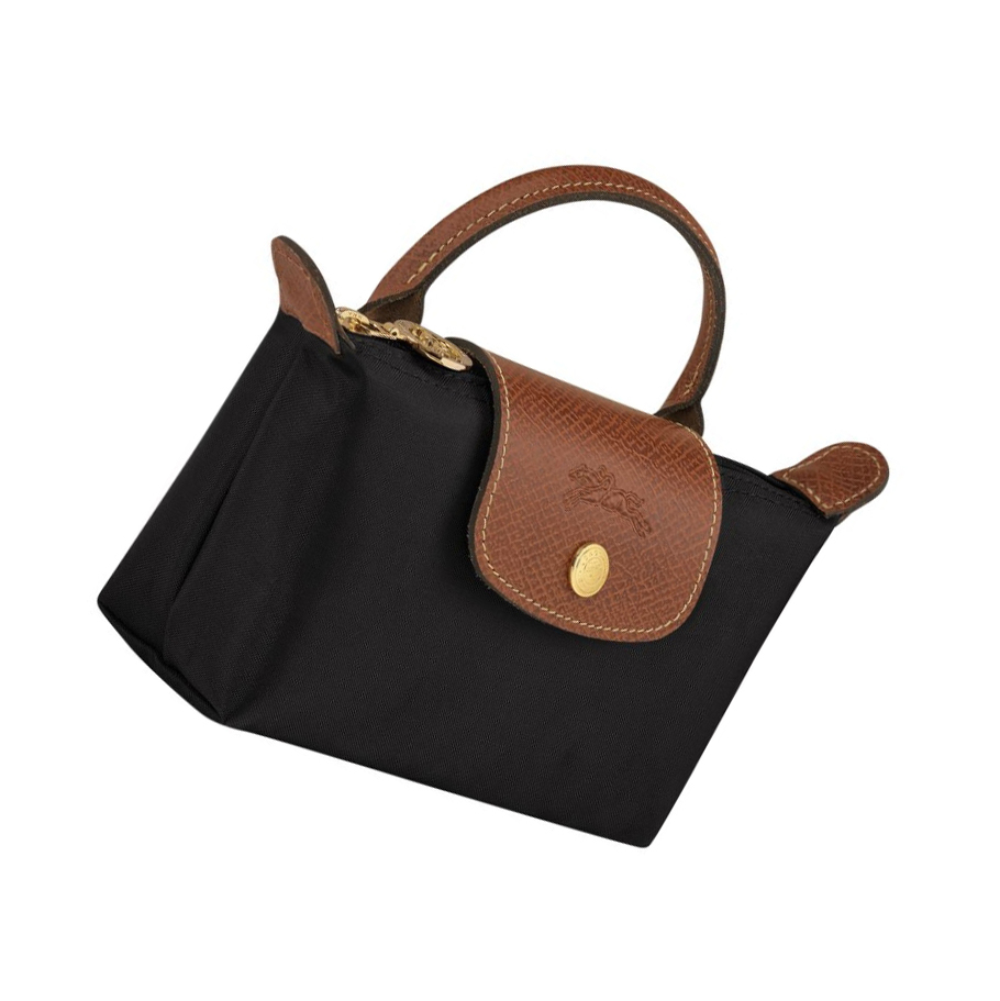 Longchamp Le Pliage Original Naisten Pouches Mustat | Fi-FZRQ805