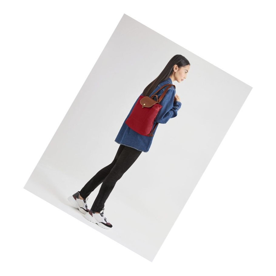 Longchamp Le Pliage Original Naisten Reppu Punainen | Fi-DAIY047