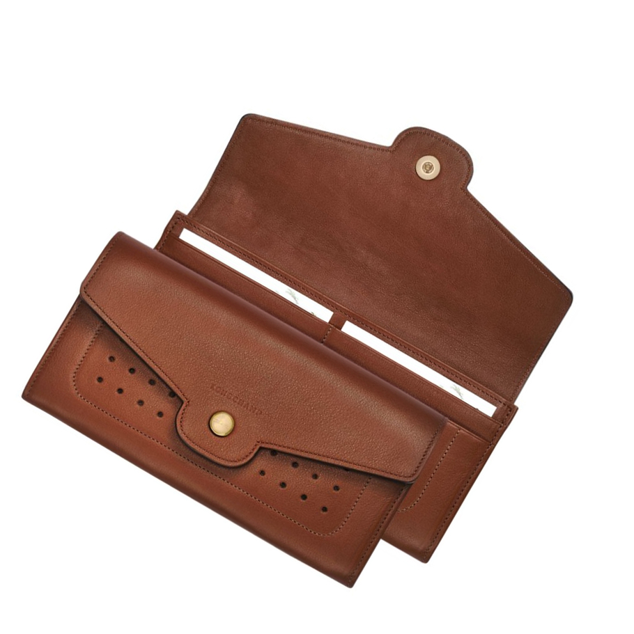 Longchamp Mademoiselle Naisten Lompakko Ruskea | Fi-KCAM467