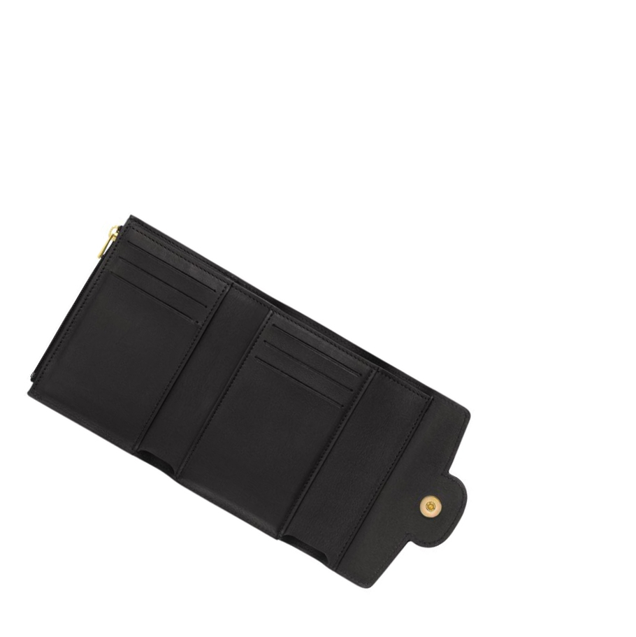 Longchamp Mademoiselle Naisten Lompakko Mustat | Fi-YRZB971