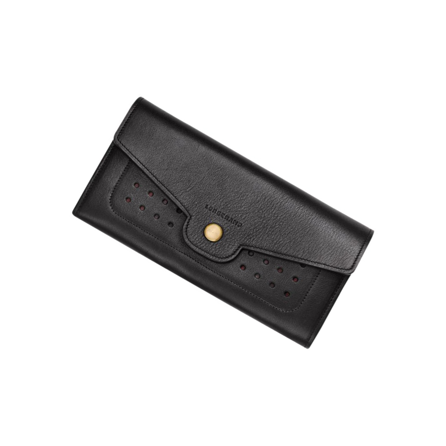 Longchamp Mademoiselle Naisten Lompakko Mustat | Fi-ZOUP475