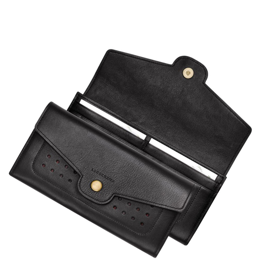 Longchamp Mademoiselle Naisten Lompakko Mustat | Fi-ZOUP475