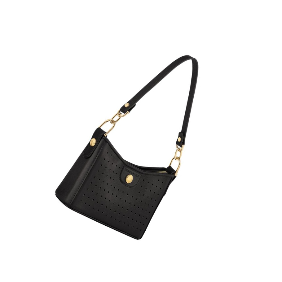 Longchamp Mademoiselle Naisten Pouches Mustat | Fi-RITJ954