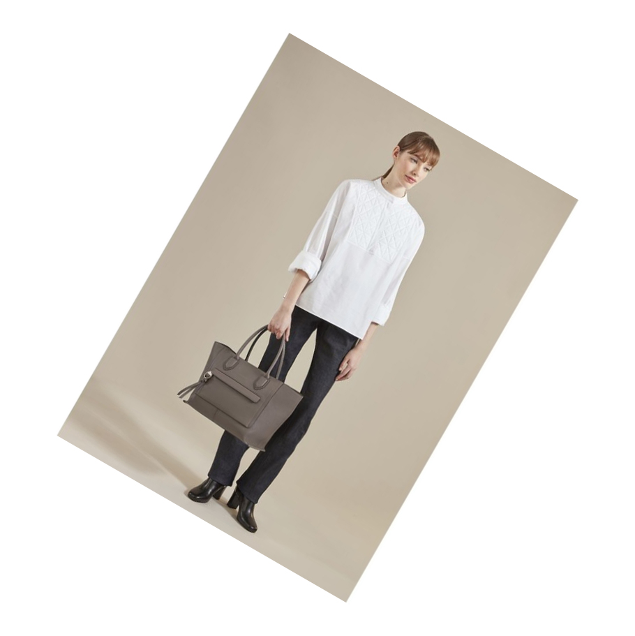 Longchamp Mailbox L Naisten Käsilaukut Beige | Fi-XFAB762