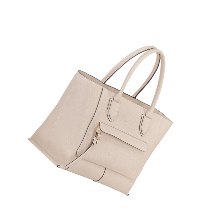 Longchamp Mailbox L Naisten Käsilaukut Beige | Fi-XFAB762