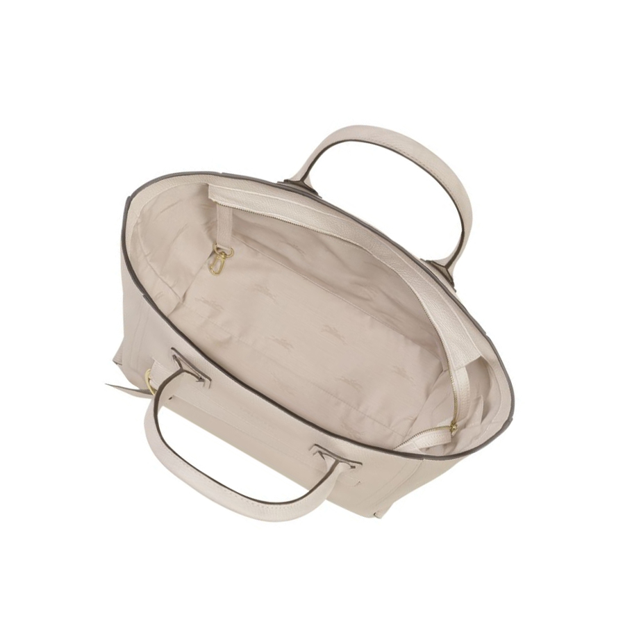 Longchamp Mailbox L Naisten Käsilaukut Beige | Fi-XFAB762