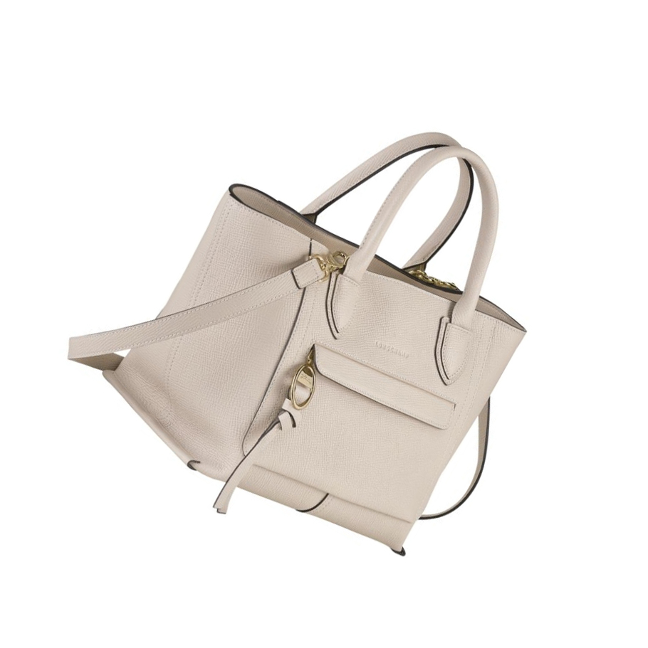 Longchamp Mailbox M Naisten Käsilaukut Beige | Fi-FTPJ873
