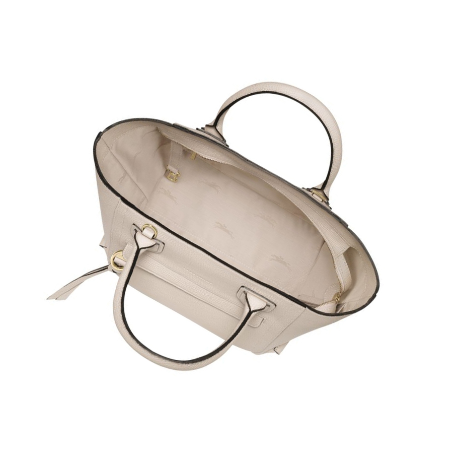 Longchamp Mailbox M Naisten Käsilaukut Beige | Fi-FTPJ873