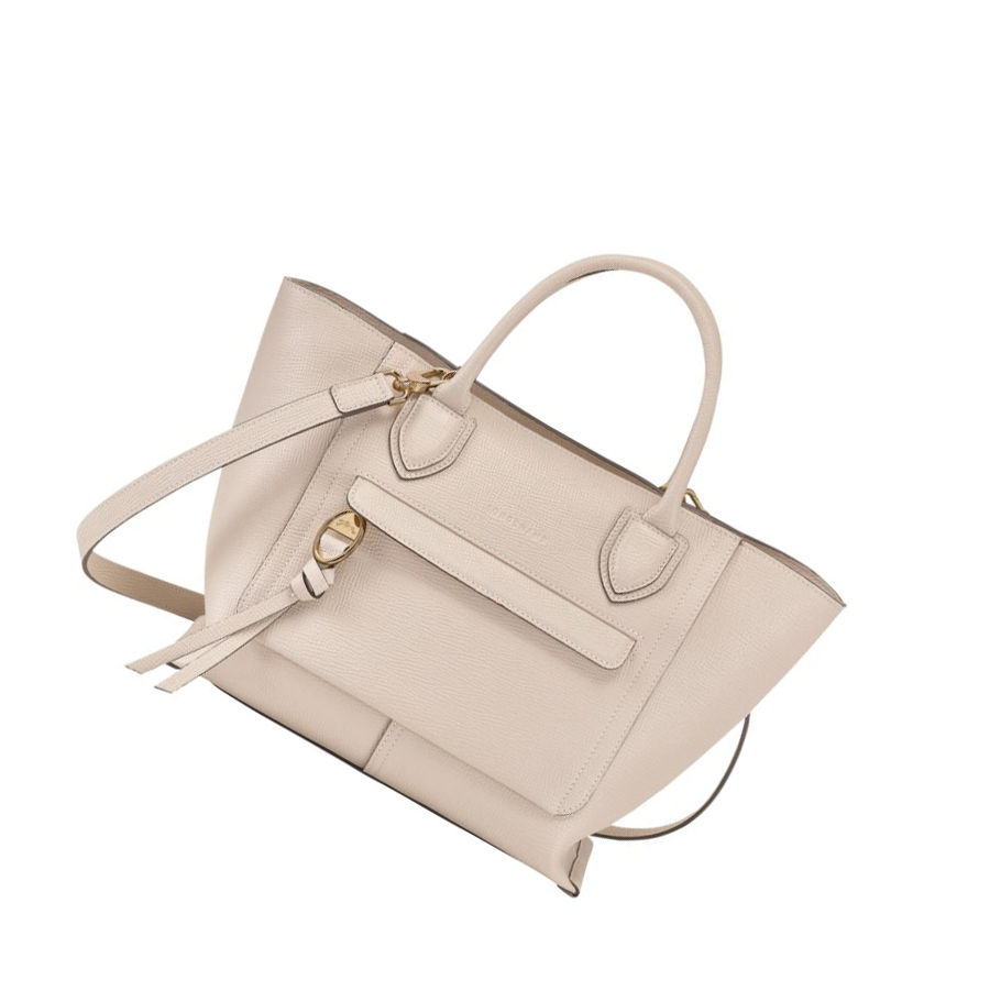 Longchamp Mailbox M Naisten Käsilaukut Beige | Fi-FTPJ873
