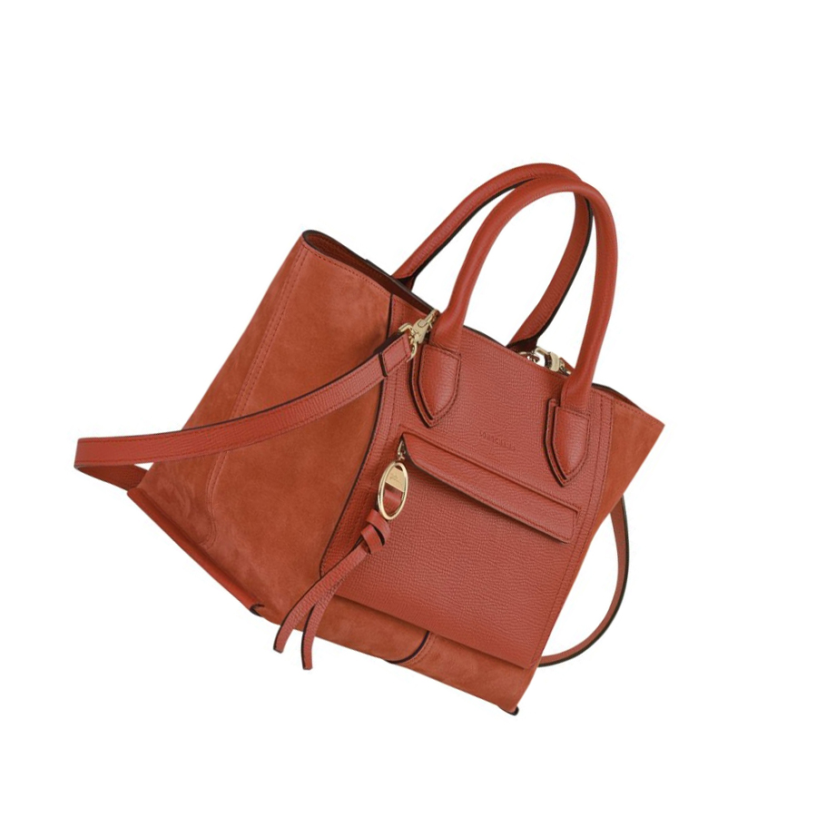Longchamp Mailbox M Naisten Käsilaukut Oranssi | Fi-WJND179