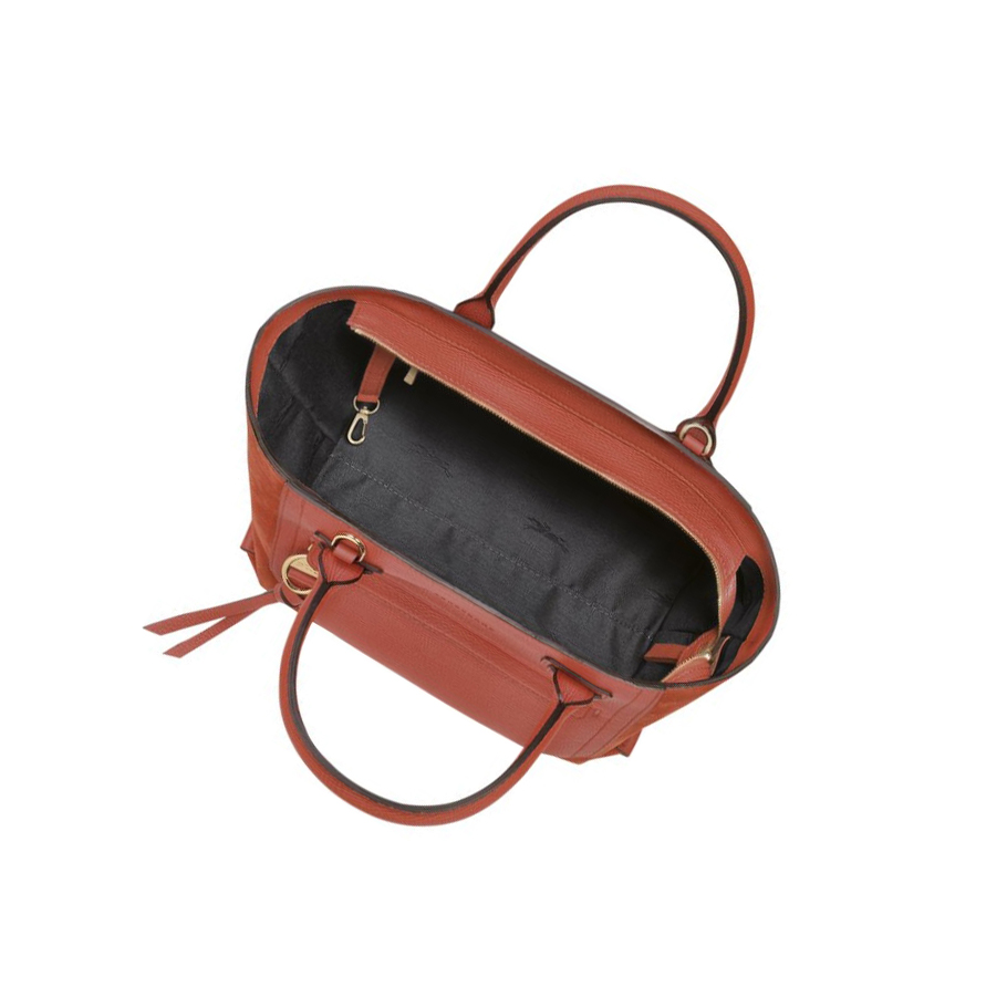 Longchamp Mailbox M Naisten Käsilaukut Oranssi | Fi-WJND179