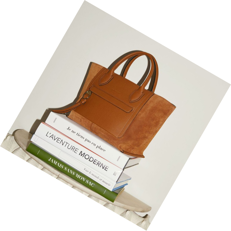 Longchamp Mailbox M Naisten Käsilaukut Ruskea | Fi-DHAV098