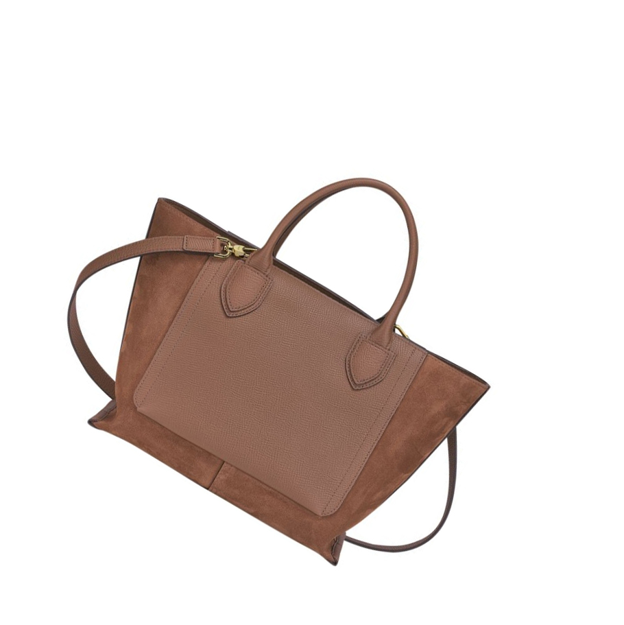Longchamp Mailbox M Naisten Käsilaukut Ruskea | Fi-DHAV098
