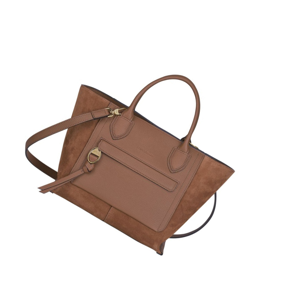 Longchamp Mailbox M Naisten Käsilaukut Ruskea | Fi-DHAV098