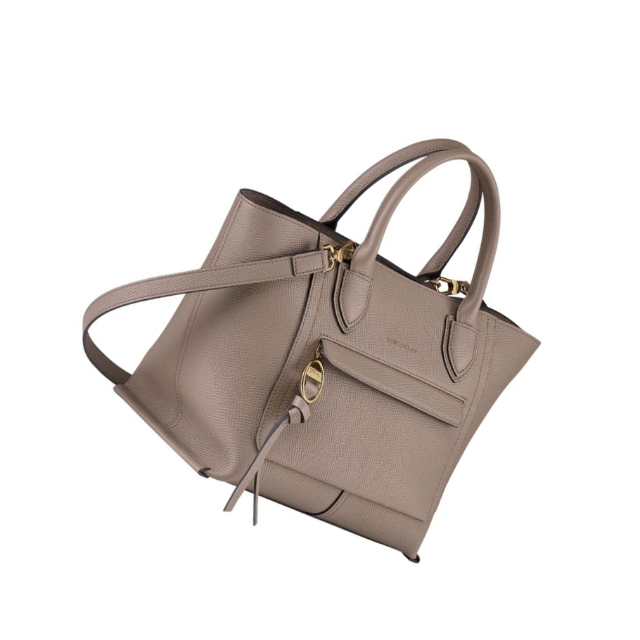 Longchamp Mailbox M Naisten Käsilaukut Ruskea | Fi-ZIQS591