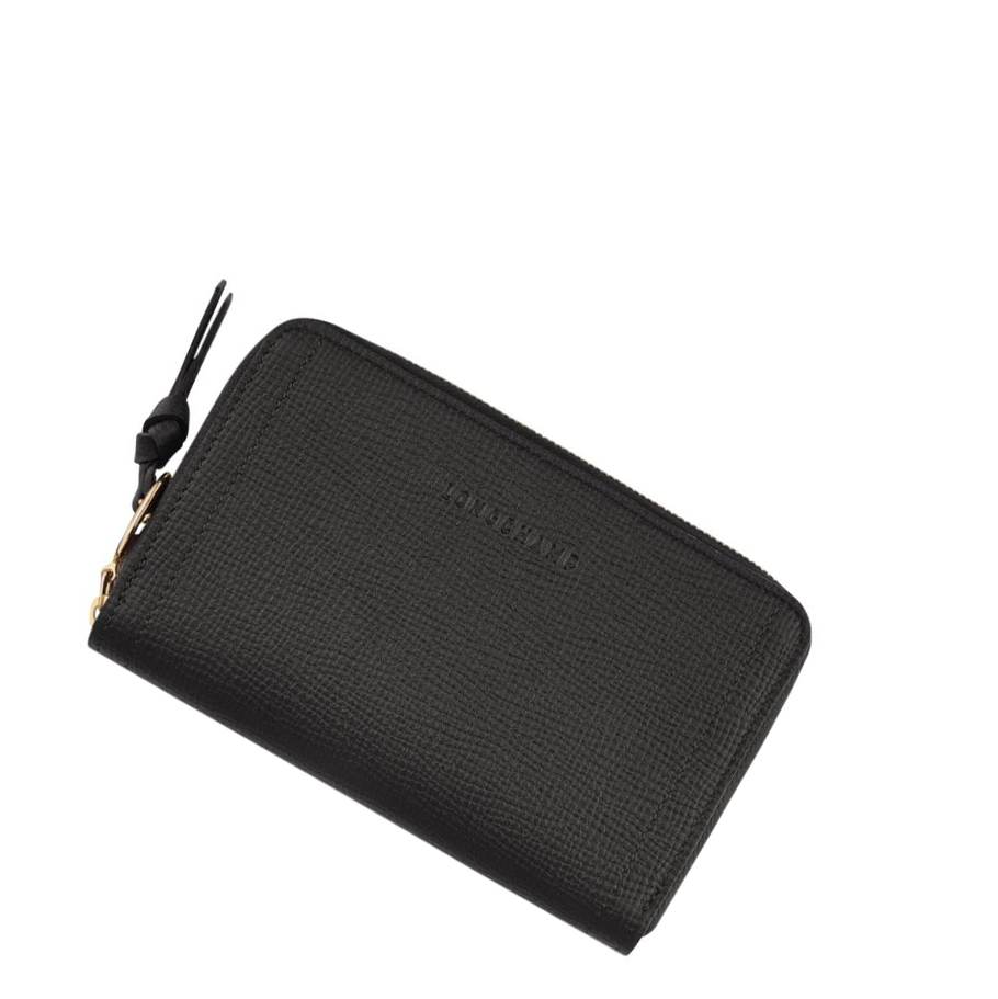 Longchamp Mailbox Naisten Lompakko Mustat | Fi-UIAO102