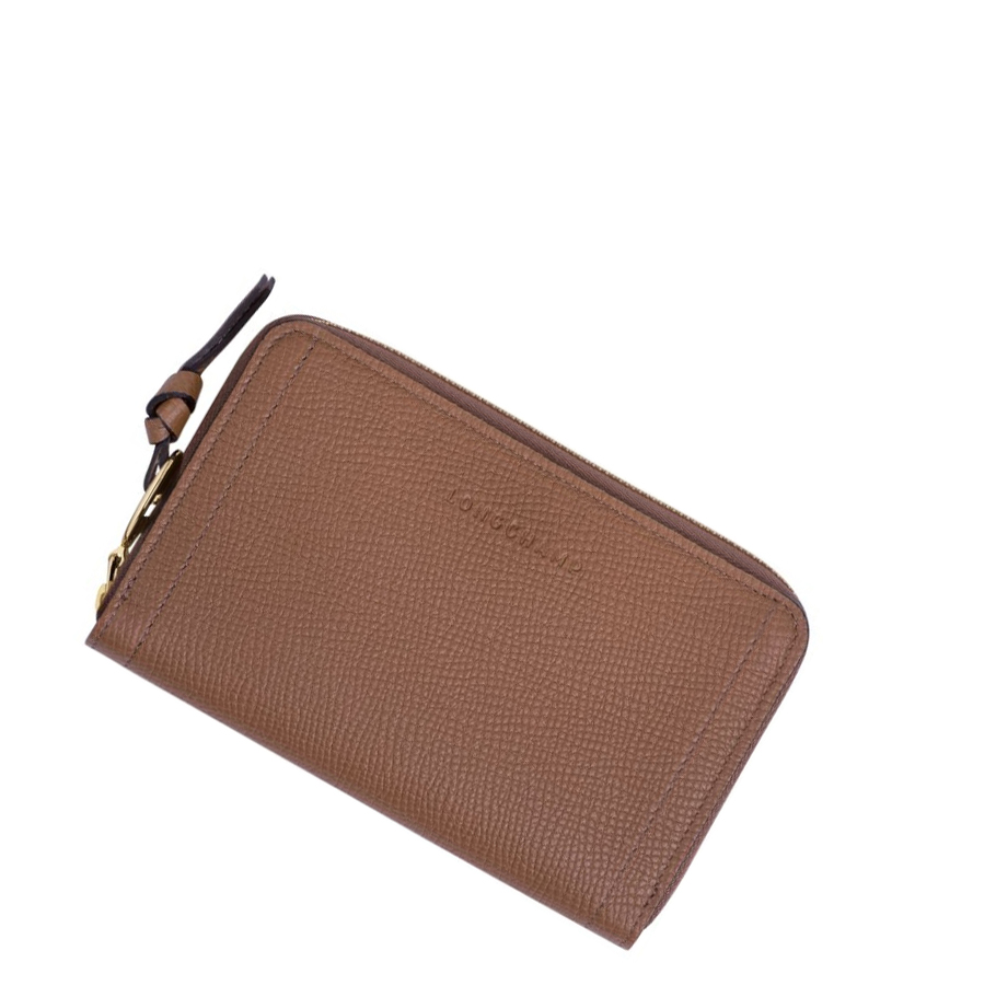 Longchamp Mailbox Naisten Lompakko Ruskea | Fi-IPYE953