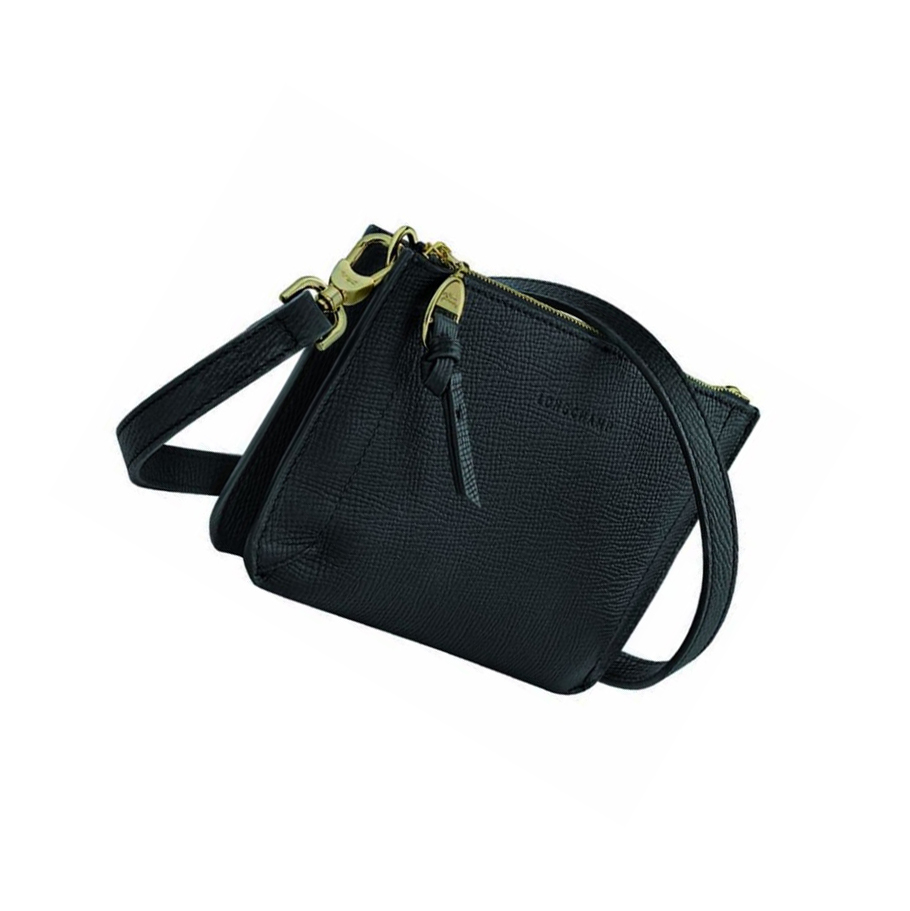 Longchamp Mailbox Naisten Vetoketjullinen Lompakko Mustat | Fi-FCTL872