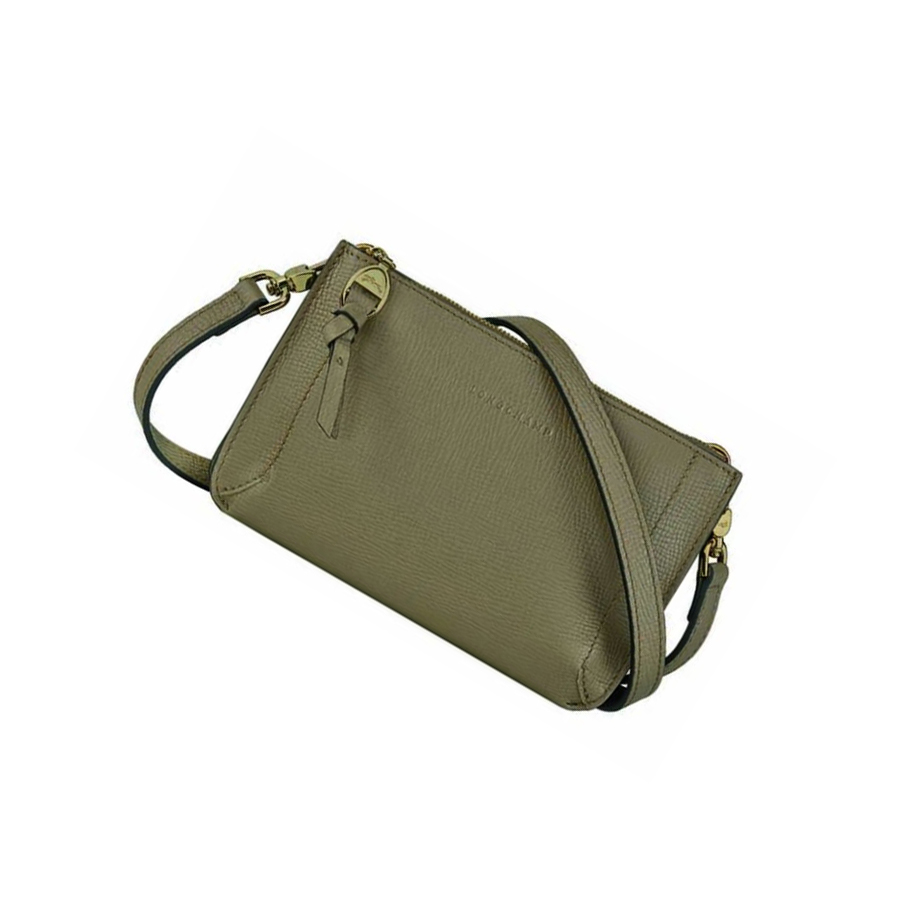 Longchamp Mailbox Naisten Vetoketjullinen Lompakko Ruskea | Fi-IBZF164