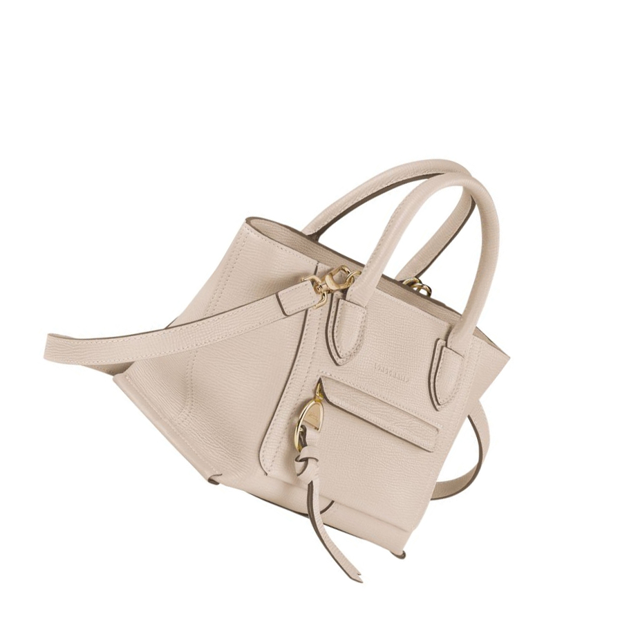 Longchamp Mailbox S Naisten Käsilaukut Beige | Fi-BNFP690