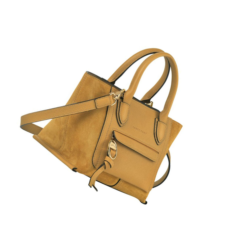 Longchamp Mailbox S Naisten Käsilaukut Ruskea | Fi-CVQF723