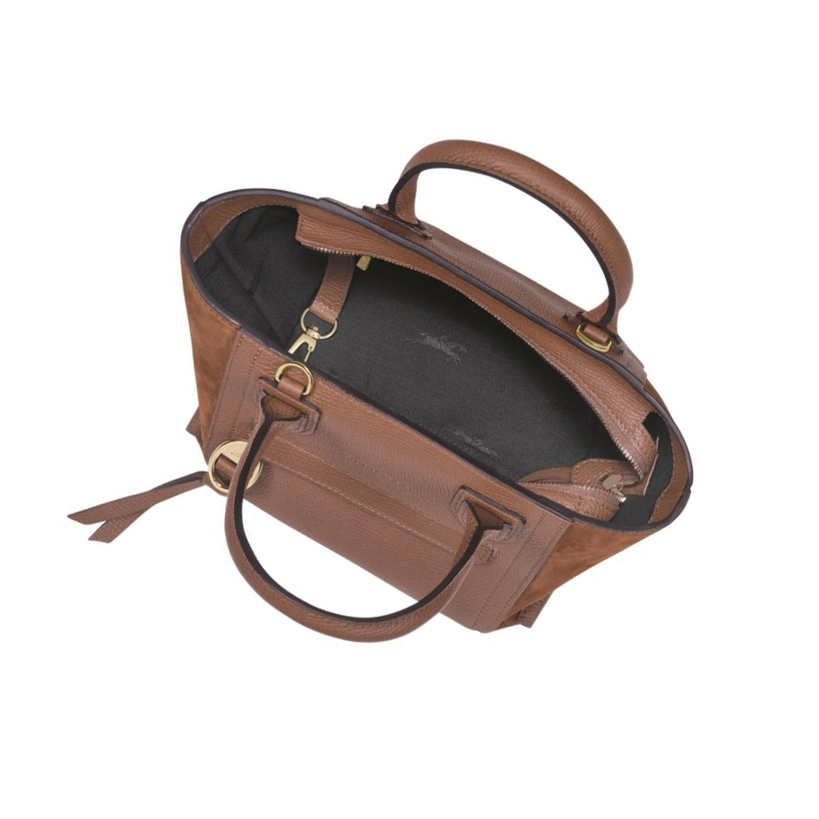 Longchamp Mailbox S Naisten Käsilaukut Ruskea | Fi-PUXL035