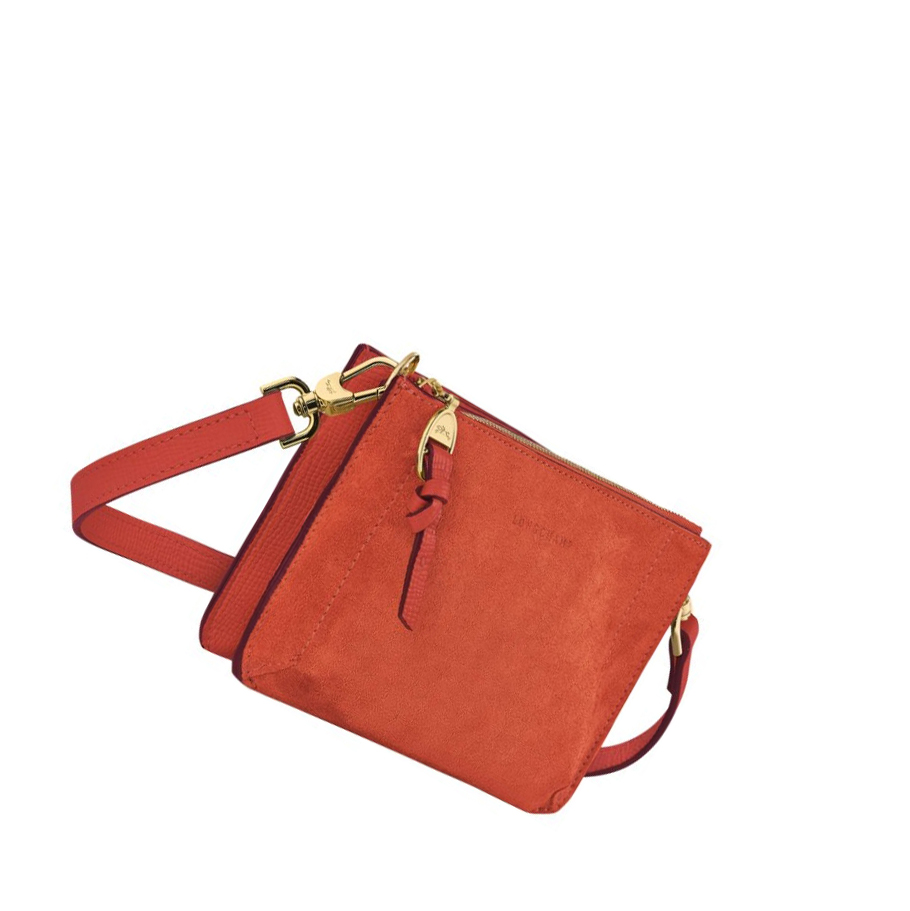 Longchamp Mailbox Soft Naisten Vetoketjullinen Lompakko Oranssi | Fi-DSME863