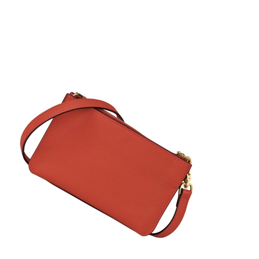 Longchamp Mailbox Soft Naisten Vetoketjullinen Lompakko Oranssi | Fi-DSME863