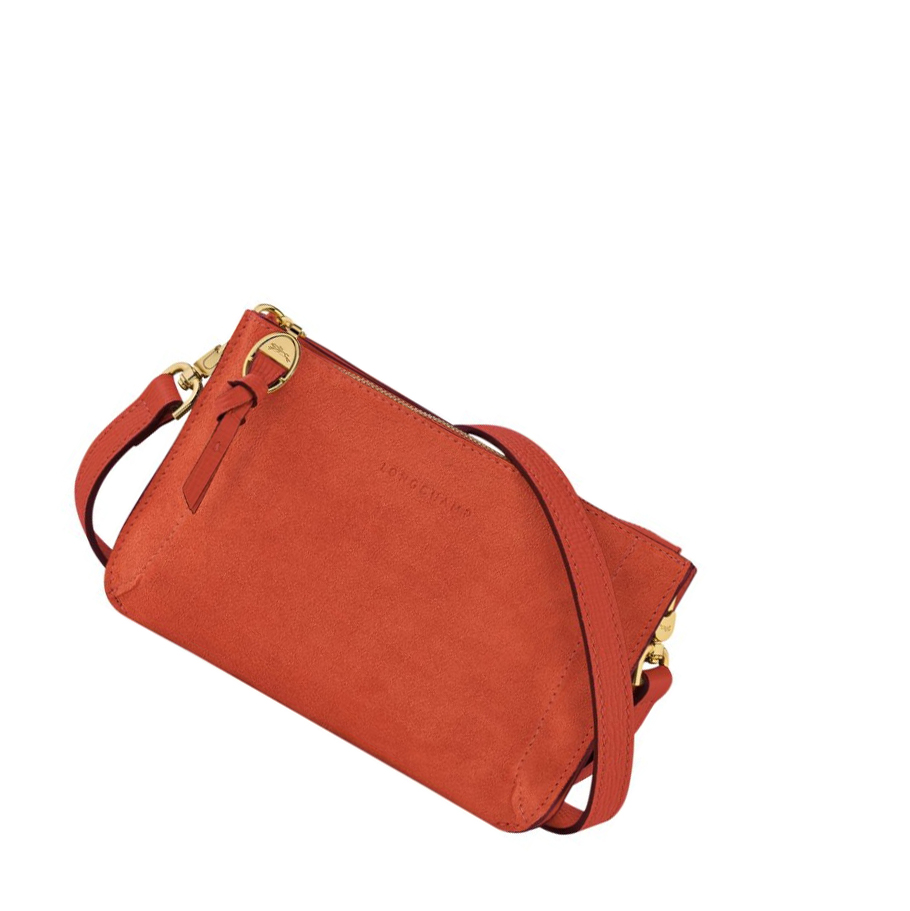 Longchamp Mailbox Soft Naisten Vetoketjullinen Lompakko Oranssi | Fi-DSME863
