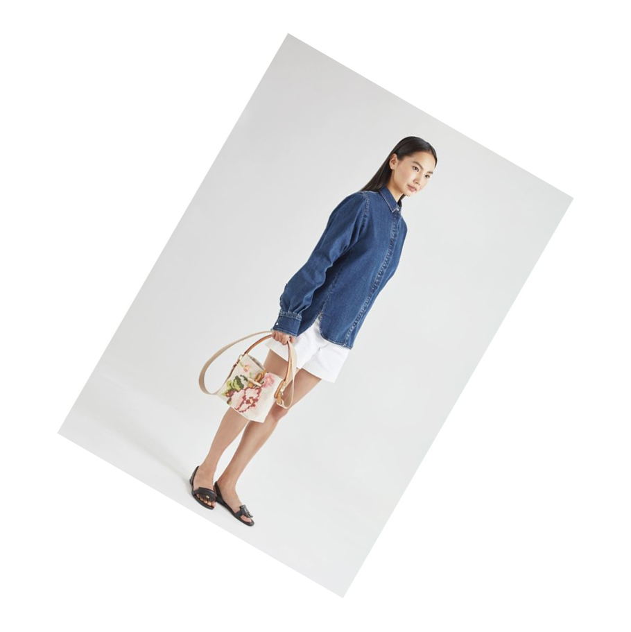 Longchamp Roseau Essential Fleurs S Naisten Käsilaukut Pinkki | Fi-XUNF352