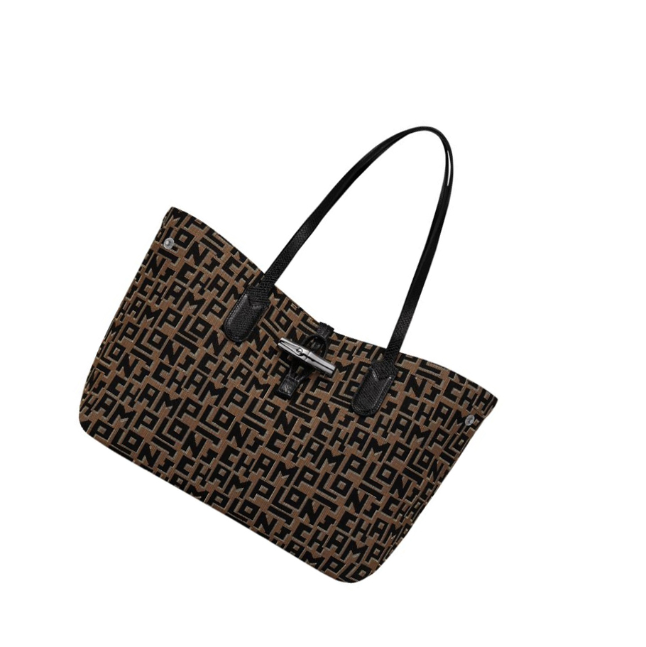 Longchamp Roseau Essential Lgp M Naisten Olkalaukku Ruskea Mustat | Fi-AEVF130