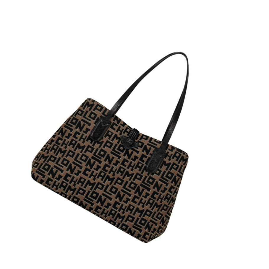 Longchamp Roseau Essential Lgp M Naisten Olkalaukku Ruskea Mustat | Fi-AEVF130
